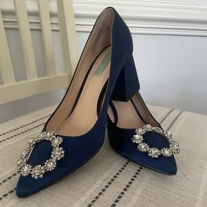 Betsey Johnson Lily Wedding Block Heels